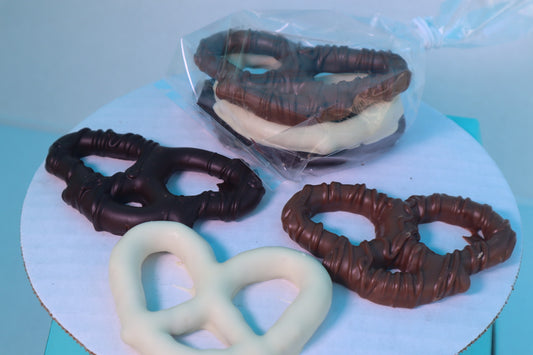 Decadent Chocolate Covered Pretzels